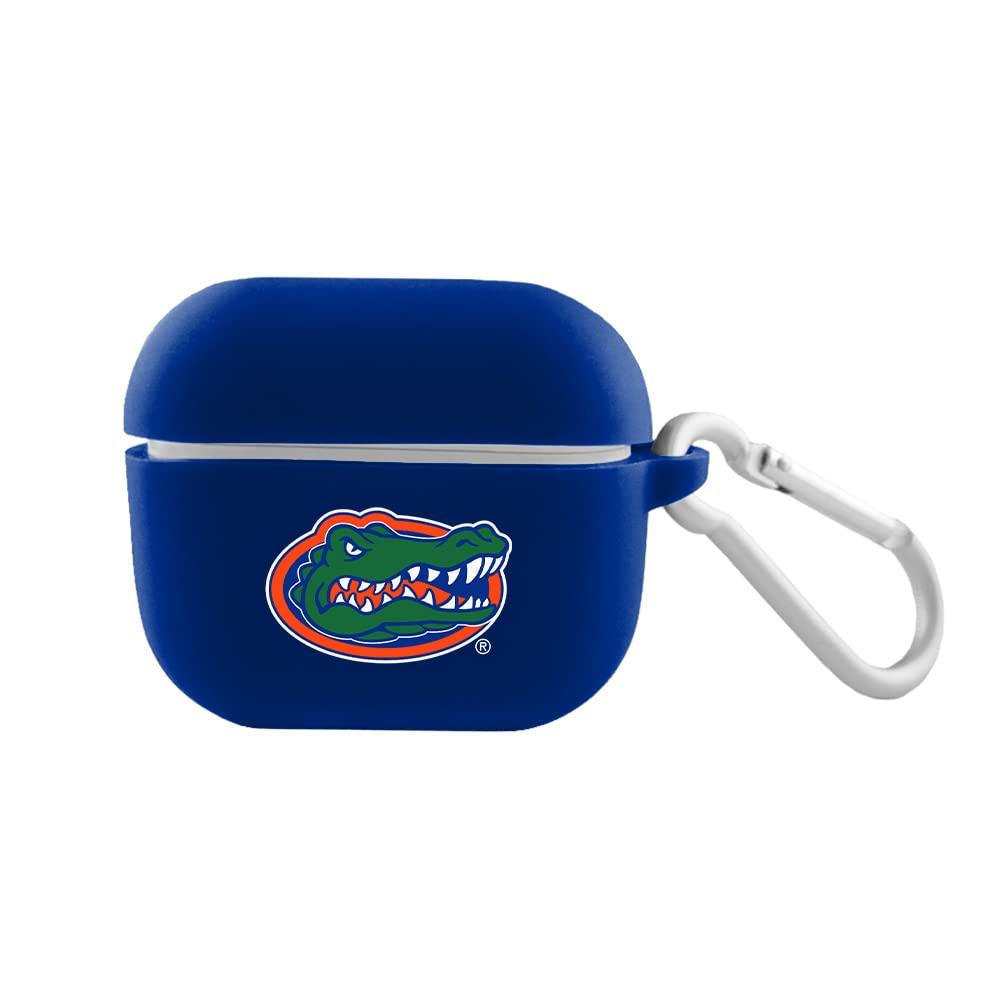 AudioSpice Collegiate Florida Gators Silicone Cover for Apple AirPods (3rd Generation) Charging Case with Carabiner