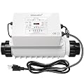 Salt Chlorine Generator, Westaho Pool Salt System for Inground Pools up to 40,000 Gallons, USA Titanium Cell (10,000-Hour Lifespan), Built-in Power Supply, 1.4 lb CL Output