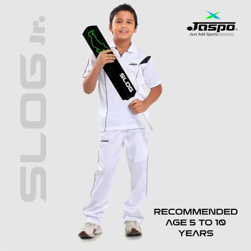 Image of Jaspo SLOG Plastic Tennis Cricket Bat Junior Size Bat (28 inch) for All Age Group (SLOG Cricket BAT) (SLOG Junior (Upto 10 Years))
