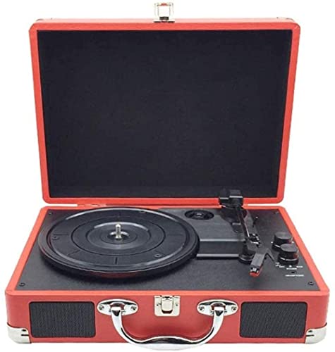 Tourne-Disque en Vinyle Gramophone rétro Haut-Parleur Bluetooth rétro créatif Valise Rouge Tourne-Disque Chaque Famille - Les Beatles, Paul McCartney, John Lennon, RIngo Starr, George Harrison Tourne-Disque en Vinyle Gramophone rétro Haut-Parleur Bluetooth rétro créatif Valise Rouge Tourne-Disque Chaque Famille