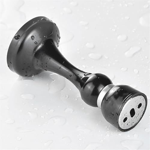 Butée de porte coupe-vent en acier noir pour éviter les chocs - 2