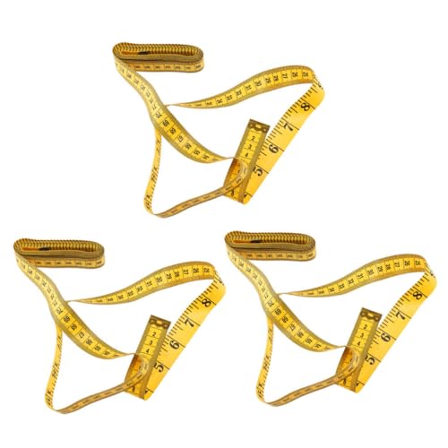 Cinta métrica flexible doble cara para cuerpo 3 pcs miniatura 1