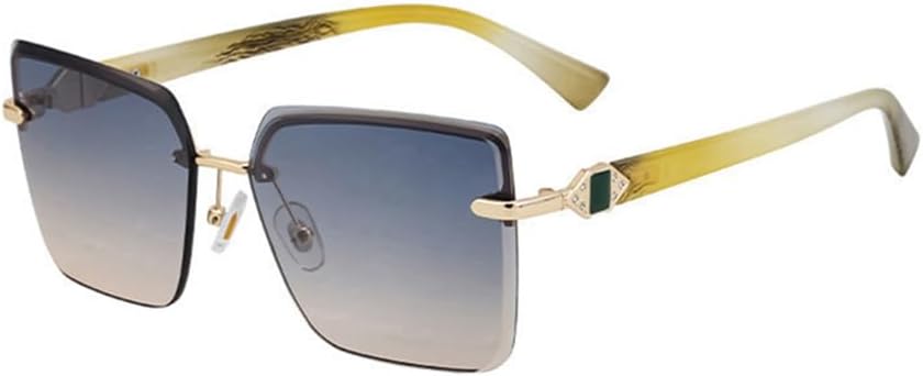 Retro Rimless Sunglasses Women Frame Eyewear Men Eyewear UV400
