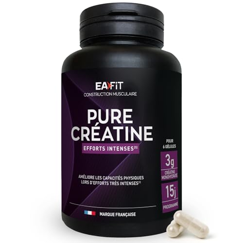 PURE CRÉATINE - Créatine Monohydrate - Prise de Masse Musculaire - Performance et Récupération...