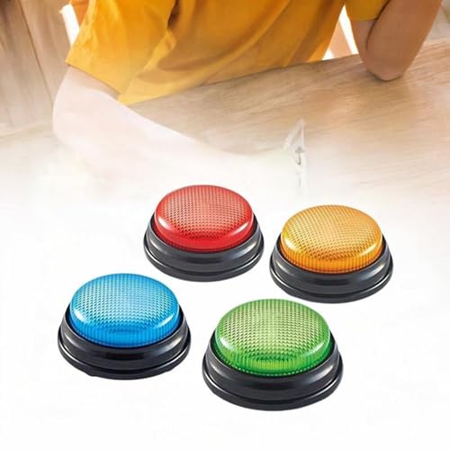 Image of 4X Quiz Game Beeper System Educational Toy for Office Family Game Night Kids|Business & Industrial | Buzzers & Speakers|4 Beeper Buttons