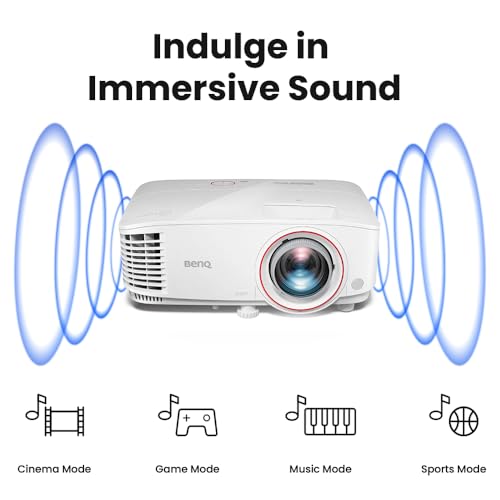BenQ TH671ST 1080p Short Throw Gaming Projector | Low Input Lag & 3000 Lumens | 3-Year Warranty