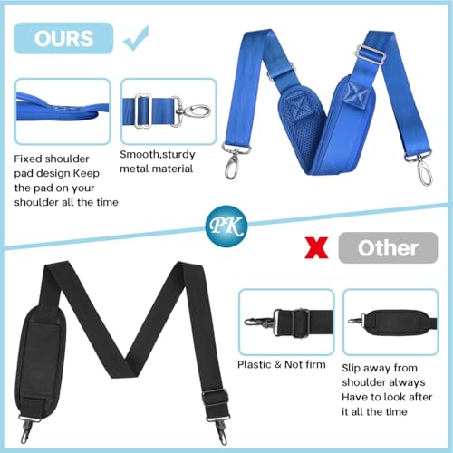 Image of Shoulder Strap for Bag Universal Replacement 58 inch /67 inch Fixed Padded Adjustable Buckle Heavy Duty Shoulder Strap