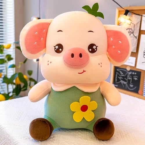 Image of ZEXSAZONE Toy Cute Pig Soft Toy Colored Huggable Bear | 32cm | Plushie Soft Toys for Kids | Plush Soft Toys for Baby Boys and Girls Kids - Teddy | Best Valentine Gift (Green)