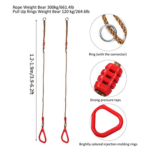 Anillas de plástico para ejercicios con capacidad 120 kg miniatura 7