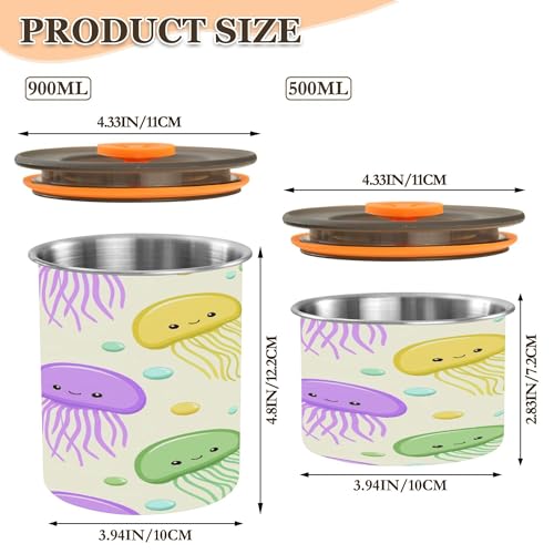 Envase hermético para café de acero inoxidable 30 oz miniatura 3