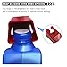 Retractable Car Fuel Funnel, Plastic Car Draining Tool Clasp Funnels, Flexible Oil Change Funnel, Universal Automotive Snap Funnels for Cars, Motorcycles (Red, 2PCS)