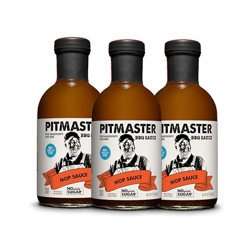 True Made Foods Eastern Carolina Vinegar BBQ Sauce, Authentic Pitmaster Barbecue Recipe, No Sugar,...