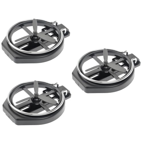 Portavasos para auto con ventilación y mini ventilador negro miniatura 1