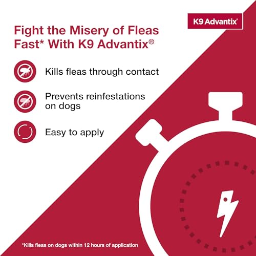 K9 Advantix Flea, Tick & Mosquito Prevention for Dogs 21-55 lbs. | Flea Drops for Large Dogs | Apply Monthly | 2 Treatments - Image 5