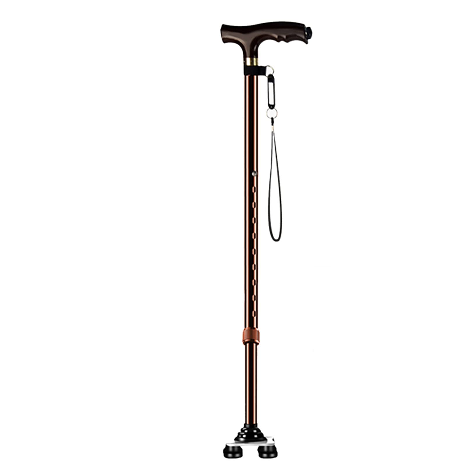 Altura Ajustable caminar bastones de bastones para mujeres y hombres, bastón de caminata ajustable con luz LED, bastón de aluminio para la artritis de ancianos, personas mayores y discapacitados, asas