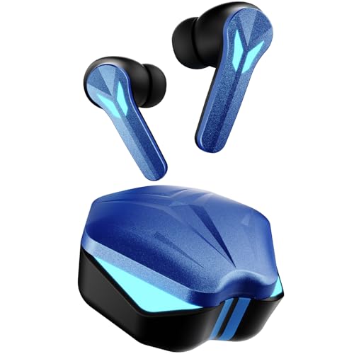 Image of Fire-Boltt Aero Shadow TWS Earbuds Custom EQ, RGB Lights, Wireless Bluetooth 5.4, Music & App Support, 50H Playtime, Fast Charging Case, 50ms Low Latency for Gaming, Touch Controls - Cobalt Blue