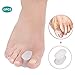 Produktbild smzzz Haushaltswaren   Sportzubehör 10er Pack Zehenabstandshalter Separatoren Bunion Pads Toe Straightener Corrector Gel Orthesen für Bunion überlappende Zehen L.