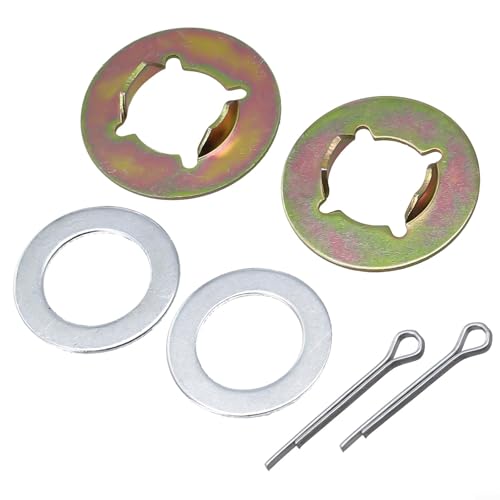 Pumixiy Kit de retenedor de rueda de cortacésped de 3/4 pulgadas para modelos compatibles con Troy-Bilt XT1 LTX GT LGT SLT Series – Incluye reparación de pasador de empuje de arandela delantera