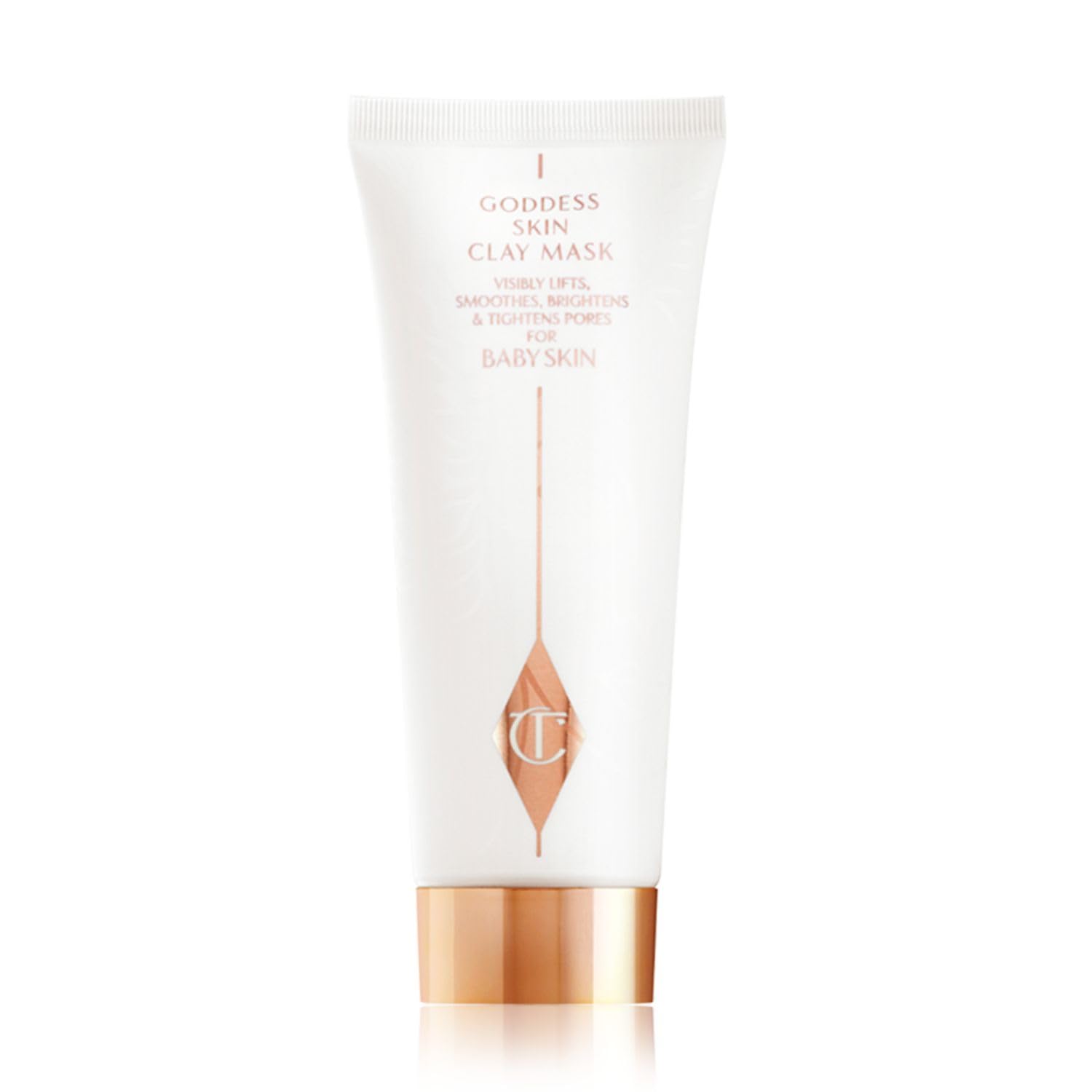 Charlotte Tilbury Goddess Skin Clay Mask - Pore Tightening & Hydrating Clay Face Mask with Vitamin C & Sweet Almond Oil - Reveals a Luminous, Dewy Glow