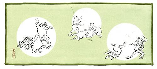 山本仁商店 福ふく布 メガネもスマホもふけるハンカチーフ 相撲 約11.5×27.5cmのサムネイル