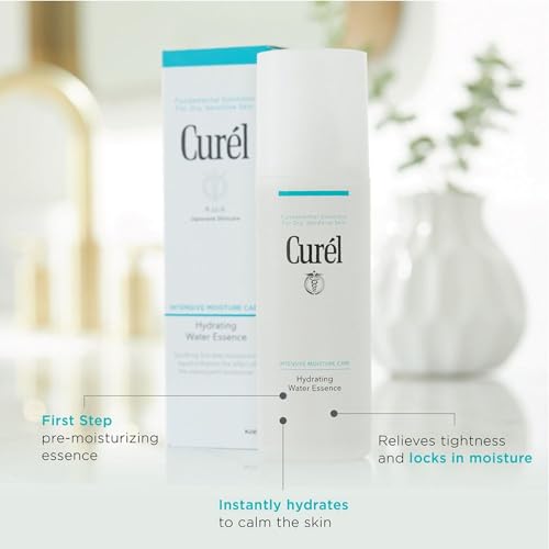 Curel Japanese Skin Care Hydrating Water Essence Toner, Water Based Face Moisturizer for Dry Skin, Serum for Face, 5 Oz - Image 5