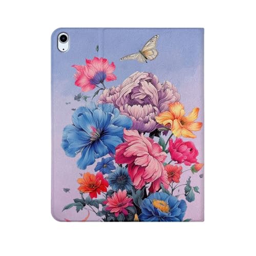 Étui iPad Pro 11 2022 en cuir à rabat - Motif coloré A Riot of Colors