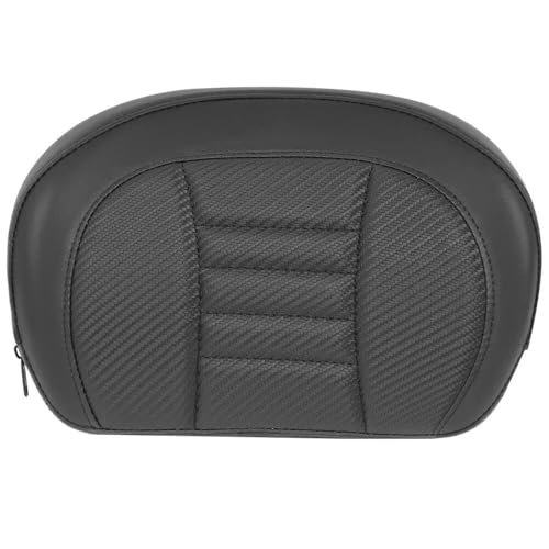 Coussin de dossier moto finition noire avec support pour Softail FLSL