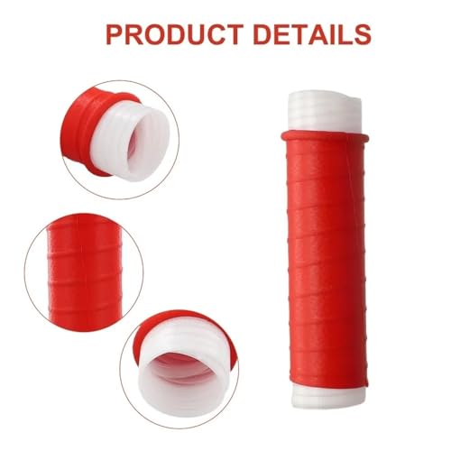 Mango de caña de pescar para deportes marinos con protector de silicona termoencogible contra agua 6