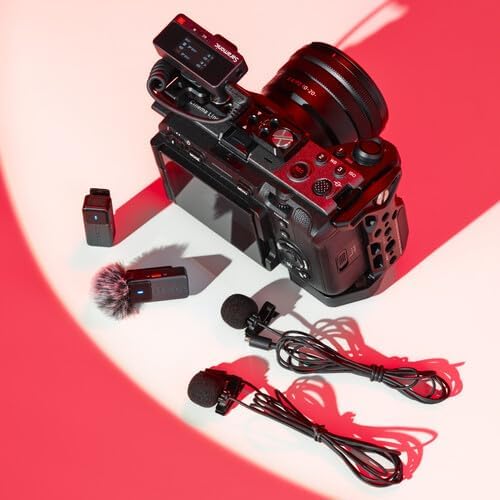 Saramonic Air Wireless Microphone for iPhone/Camera/Android, 11g Ultralight, 48kHz/24-bit,120dB Max SPL, 2 Lavalier Microphones, 300m Range, Noise Cancelling, Vlog, Streaming - Image 9