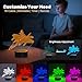 Anywin Airplane Night Light, Fighter Jet Lamp with Remote Control & 16 Colors & Timer & Dimmable for Home Desk Decor, Cool Plane Gift for Christmas, Birthday, Graduation, Back to School for Kids Boys