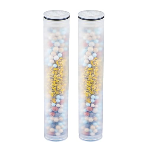 V-Frankness 2 Pack Shower Filter Replacement for Handheld Shower Head, Hard Water Replacement Filter Removes Chlorine and Harmful Substances to Help Improve Skin and Hair Health