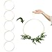 Sntieecr 5 unidades de 35 cm de largo metal floral corona de...
