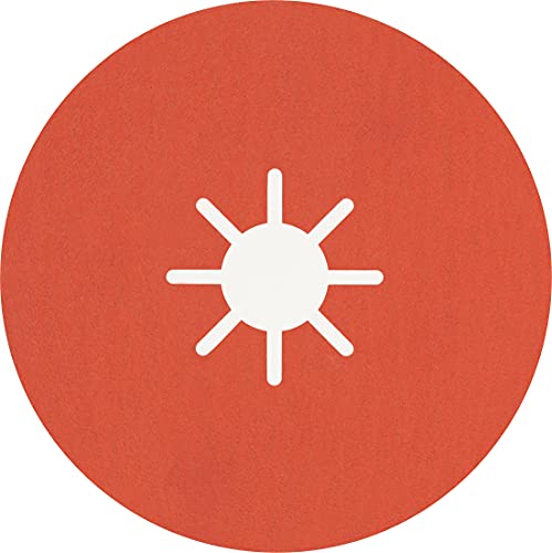 Bosch Professional 25X Dischi Fibrati In Corindone Ceramico Expert R782 Per Acciaio, Lamiere Di Acciaio Inossidabile, Ø 180 Mm, Grana 120, Accessorio 