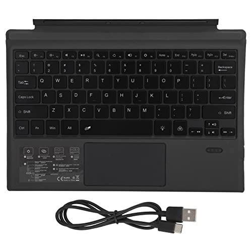 Clavier Bluetooth résistant en ABS pour remplacer le clavier d'origine Surface Pro 7 6 5
