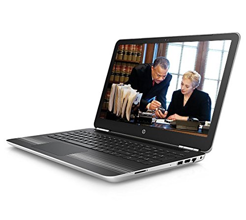 Image of HP 15-AU003TX 15.6-inch Laptop (Core i5-6200U /8GB /1TB /Windows 10 Home /2GB Graphics), Natural Silver