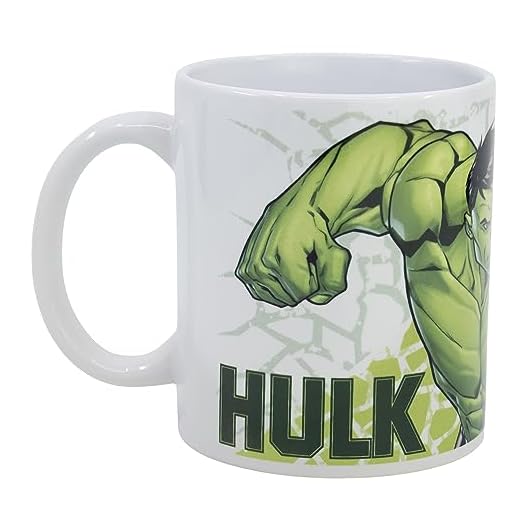Stor Taza de cerámica de sublimación de 325 ml en caja de regalo de AVENGERS HULK FIST STRENGTH
