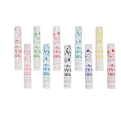 Set de 10 Delineadores Líquidos Vivid Ink Italia Deluxe miniatura 2