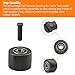 2 Pack 3037PAS Pneumatic Belt Sander Bearing Fits for Astro Pneumatic Tool Pulley Assembly- Steel
