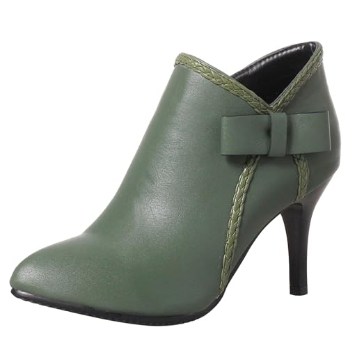 Bottes hautes femme style formel bottines de cheville d'hiver unies