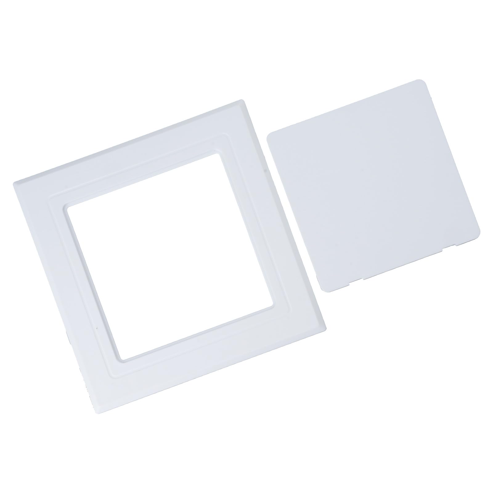 Kokdid 175X175mm None Drill Wall Mounted Access Panel Cover Opening Access Door Wall Ceiling White Hatches Cover