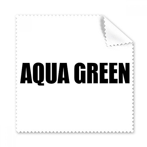 Écran tactile gras ? Chiffon de nettoyage vert aqua pour lunettes et téléphone en tissu