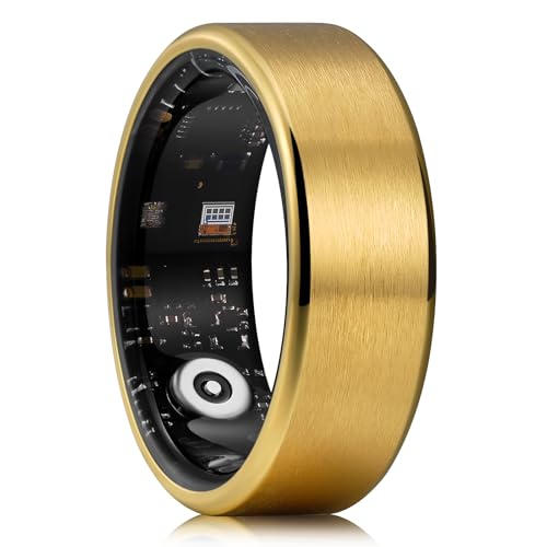 Image of King Will 8mm Men's Smart Rings, Matte Surface Beveled Edge, Waterproof Wedding Band, Comfort Fit