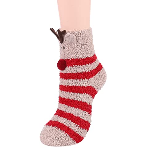 Image of Zando Women's Soft Fuzzy Socks - Thick, Warm, Fluffy, Comfy Home Sleeping Socks