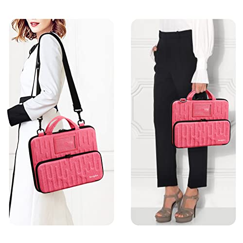 Chromebook Case Hard Shell, Protective Carrying Bag 11.6 Inch for Women (11-11.6 Inch, Pink)3