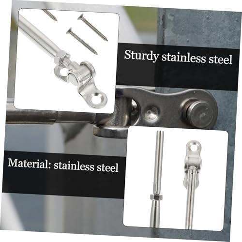 Angoily 1 set Kit de Cable Railing Con Tensor Toggle para Accesorio de Poste para Proyectos de Barandales miniatura 7
