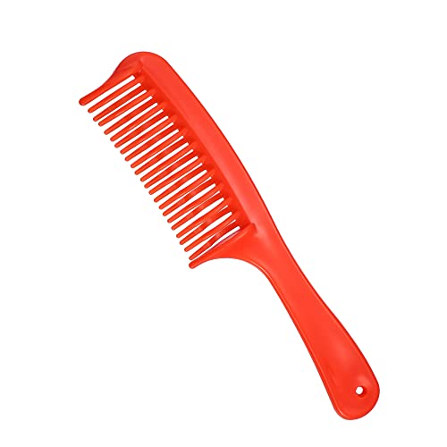 Peine Desenredante Doble Fila Para Cabello Rizado Rojo miniatura 1