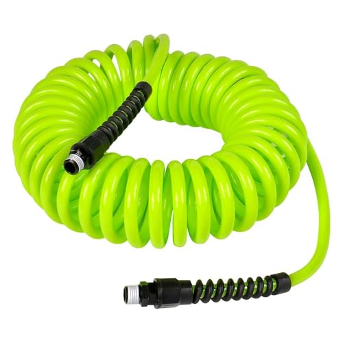 Manguera de aire Flexzilla ZillaGreen de 20 pies perfecta para el mantenimiento del coche en garaje