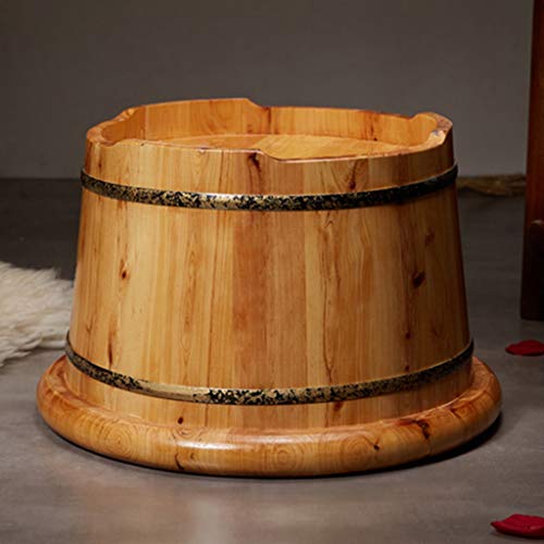 Baño de pies de madera cedro para pedicure sin tapa miniatura 6