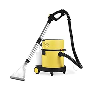 1200w 17000pa Krachtige rechtopstaande tapijtreiniger, dieptereiniging tapijtwasmachine, nat en droog, 4l schone 20l vuilwatertank, met scrollwiel