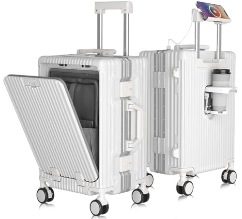 スーツケース アルミフレーム ストッパー付き 機内持ち込み フロント